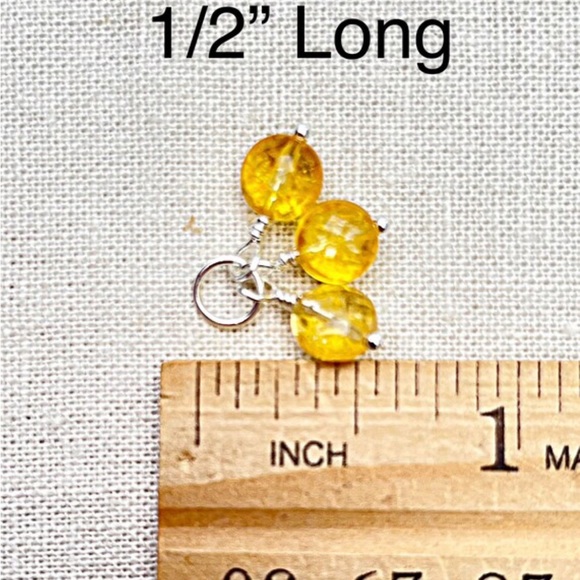 Starter Set Hoop Charms in Sterling Silver or Gold Filled Hoops & 5 Pairs Charms - Picture 7 of 9